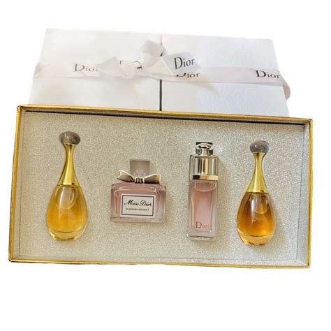 dior perfume women's set|christian Dior miniature perfume set.